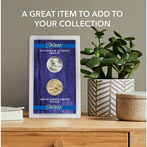 American Coin Treasures First 1979 Susan B. Anthony Dollar and 2000 First Sacagawea Dollar