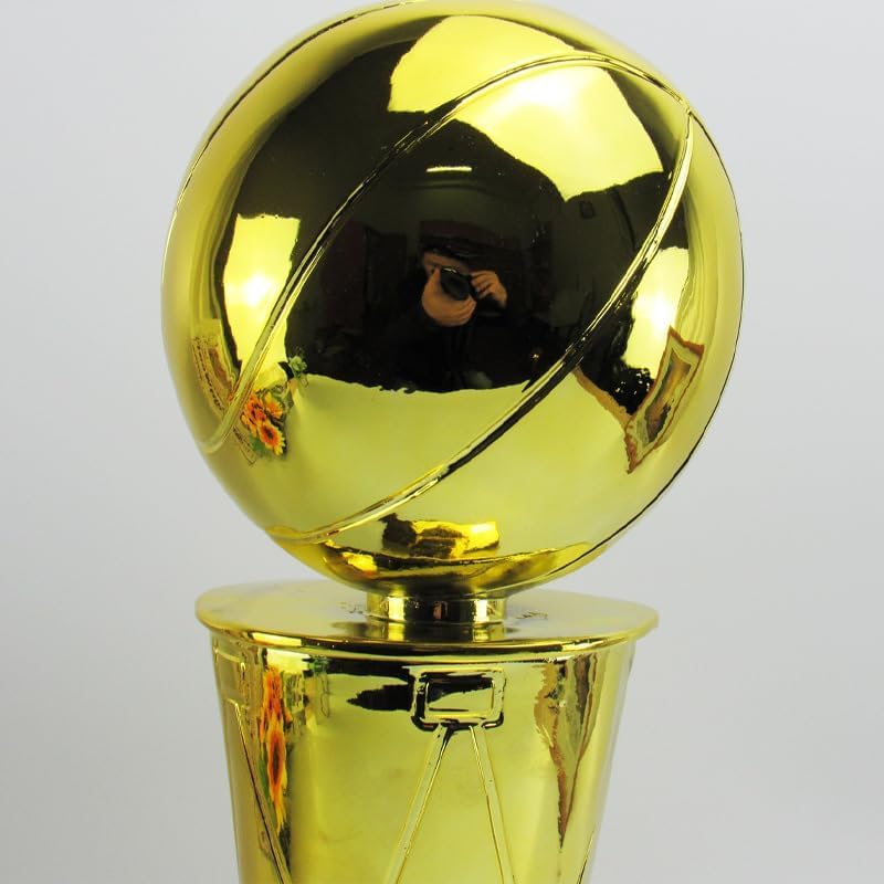 Replica Basketball Champion Larry O'Brien Trophy, Golden State Crafts Souvenir Plated Award Model Cup Fans Gift