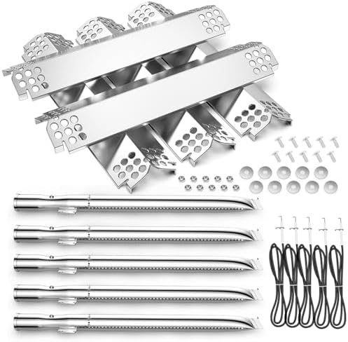 Uniflasy Grill Replacement Part for Nexgrill 5 Burner 720-0888 720-0888N, for Nexgrill Replacement Parts 4 Burner 720-0830H 720-0830X 720-0888S, BHG 720-0783W, for Nexgrill Replacement Parts 5 Burner