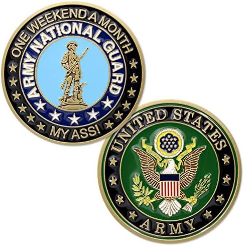 U.S. Army National Guard - One Weekend A Month Challenge Coin