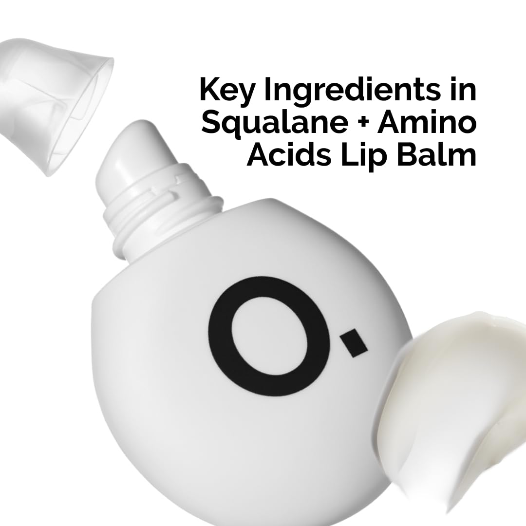 The Ordinary Squalane + Amino Acids Hydrating Lip Balm, for Lips, Elbows, and Cuticles, 0.5 Fl Oz