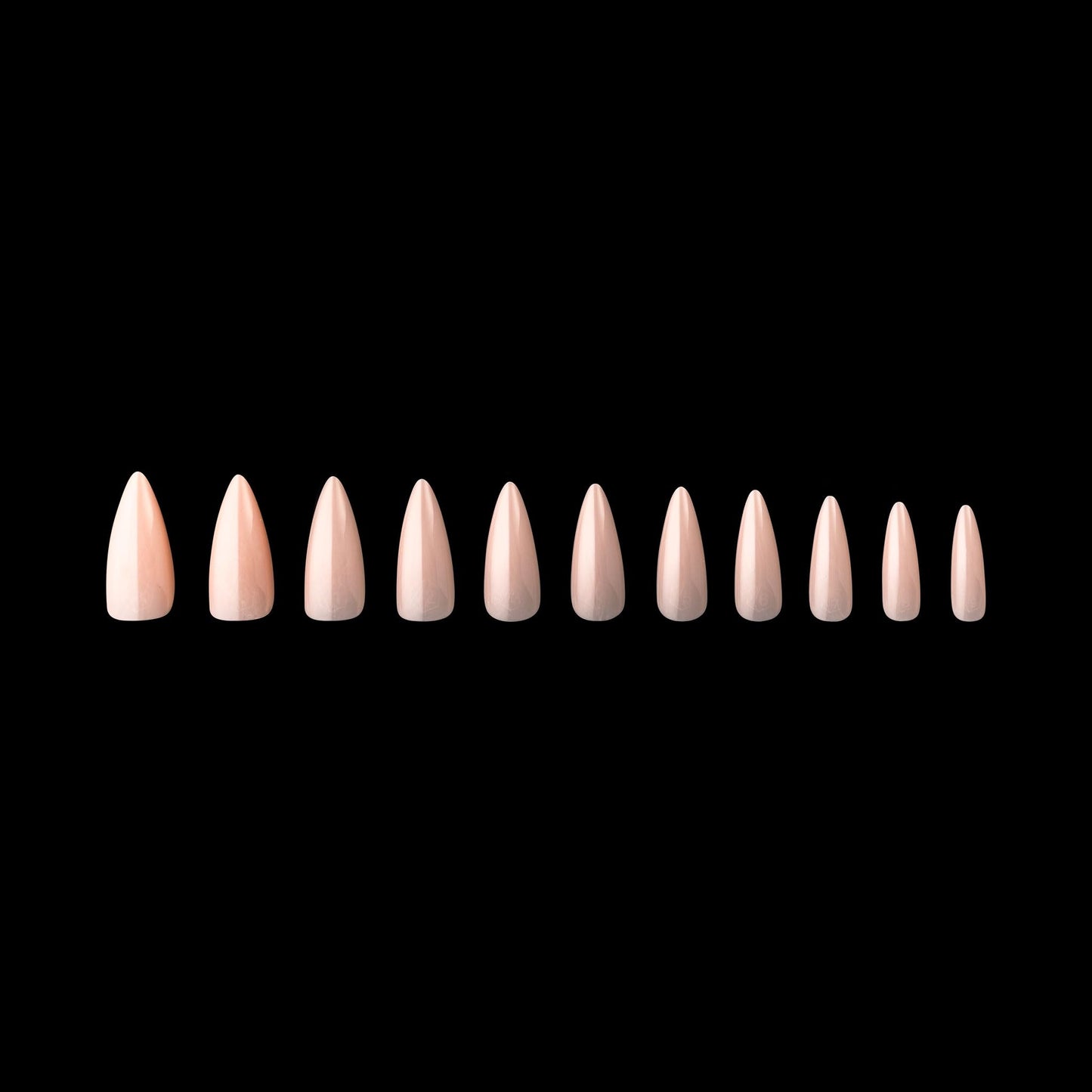 Apres Neutrals Gel-X Lila Box Of Nail Tips, 11 Sizes 00-9, Soft Gel Nail Tip Box, Nail Extensions (150pcs) (Natural Stiletto Medium, 150pcs)