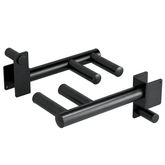 Yes4All 350 LBS Capacity - Dip Bars for 2x2 with 1" Hole Power Cage, Squat Rack Attachments - Narrow and Wide Grip Handles Dip Attachment for Dips, Pull Up, Push-up (Black)