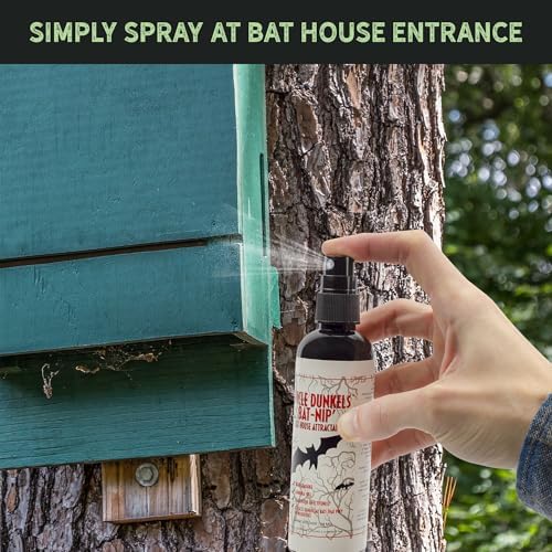 All-Natural Bat-Nip’ Pheromone Spray; 4 Fluid Ounces Bat House Attractant Spray