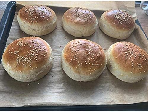 Keewah 4.5 inch Large Burger Ring - 6 Piece - Stainless Steel