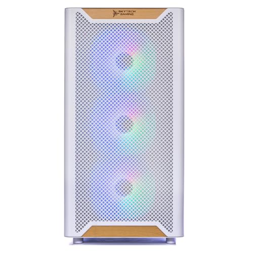 Skytech Gaming Chronos 3 Desktop PC, Ryzen 7 7700X 4.5 GHz (5.4GHz), NVIDIA RTX 5070 12GB, 1TB NVMe SSD, 32GB DDR5 RAM 5600 RGB, 850W Gold PSU, 360mm ARGB AIO, Wi-Fi, Win 11