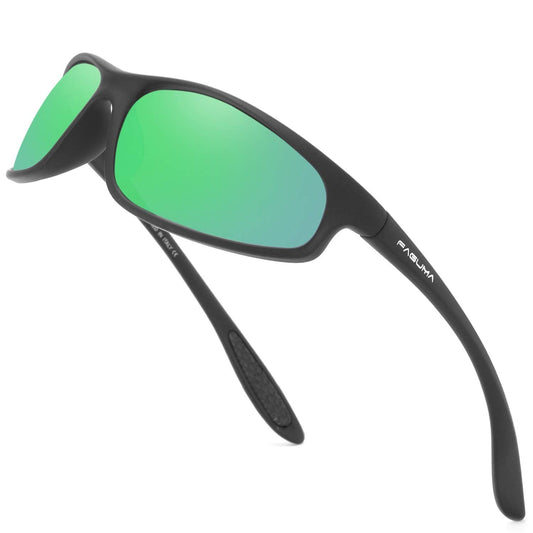 FAGUMA Polarized Sports Sunglasses For Men Cycling Driving Fishing 100% UV Protection