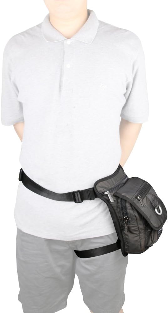 Waterproof Airsoft Tactical Drop Leg Pouch Bag Panel Motorcycle Bag