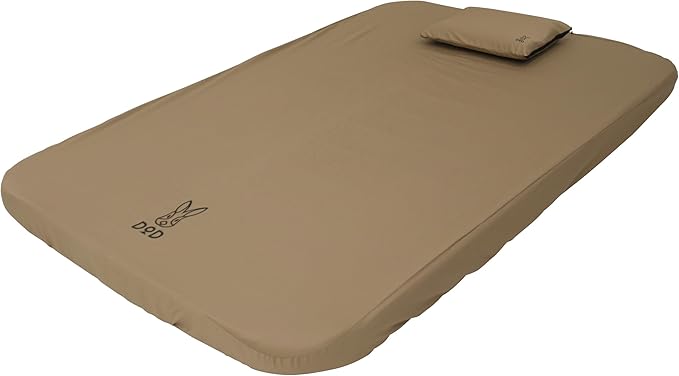 Soto Sleeping Pad for Camping - Extra Thick Self-Inflating Camping - Mattress and Camping Pillow - Tan - Large