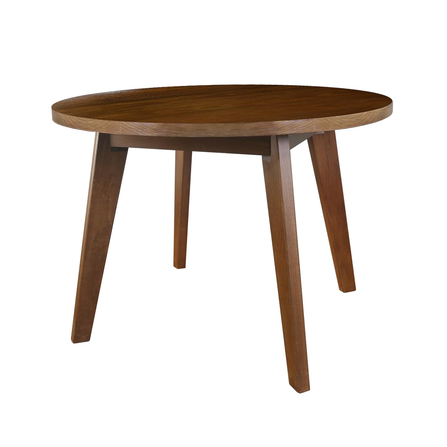 American Trails Genuine 100% Hardwood Round Coffee Table - Hand-Wiped Walnut
