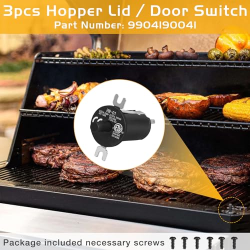 Control Panel for Masterbuilt Gravity Series 560 800 1050 Replacement Parts Power Adapter Cord Door Switch Digital Charcoal Grill Smoker Controller Board 9904190036 9904200043 9904200004 (Non-WiFi)