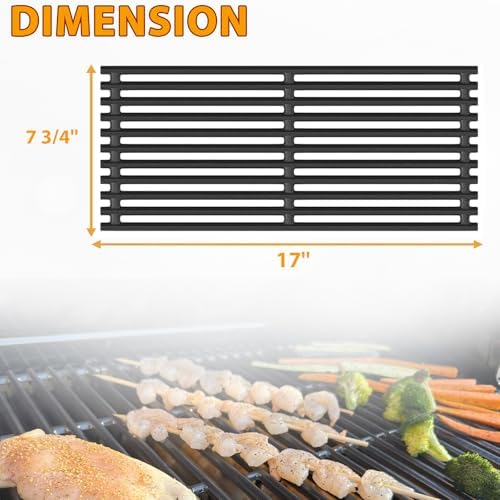 Grill Grates Replacement for Charbroil Tru Infrared Grill Parts 463242516 463242515, 463367016, 466242515, 466242615, 463243016, 463367516, 466242516, 466242616, 463346017, G466-0025-W1A, G472-0028-W1