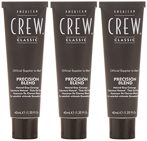 American Crew Men's Temporary Hair Color, Temporary Hair Dye, Natural Gray Coverage, Medium Ash, 1.35 Fl Oz