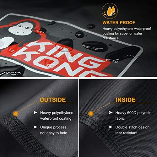 7552 Cover for Weber Genesis Silver/Gold / 2000-5500 Gas Grills, Black