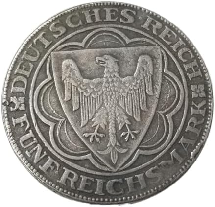 Antique German Coins, German Imperial Eagle Coins Collection, Germany Imperial Mark Vintage Ancient Coin, Lucky Feng Shui Coin, Explore History Culture (1927)