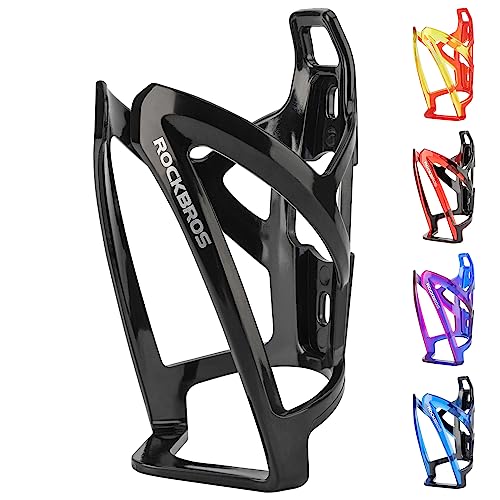 ROCKBROS Bike Water Bottle Holder Ultra-Light Bicycle Bottle Cages with Screws Tool, Universal Bike Cup Holder for Road MTB Mountain Bikes Cycling Accessories（2 Pack）