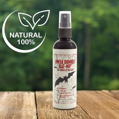 All-Natural Bat-Nip’ Pheromone Spray; 4 Fluid Ounces Bat House Attractant Spray
