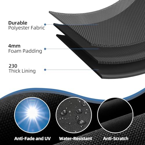 Carry Bag for Ninja Woodfire Pro XL Outdoor Grill, Accessories for Ninja Wood Fire Smoker Grill OG900/800 Series, Padded Carrying Case with Muti-Pockets and Shoulder Straps, Water-Resistant (Bag Only)