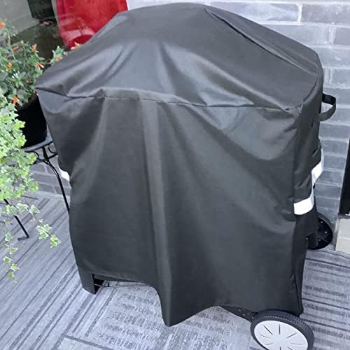 Grisun 7113 Grill Cover for Weber Q100 Q120 Q1000 Q1200 Q200 Q220 Q2000 Q2200 Q2400 Series Gas Grills, 600D, Waterproof, Anti-Fade Heavy Duty Grill Cover for Weber Q Series