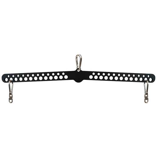 Multi-Grip Lat Pull Down Bar for Home Gym Fitness, Spreader Plate Lat Pulldown Attachments for Pulley System Cable Machine, Fit for Double or Single Exercise Handle (Multi Hole Bar 3)
