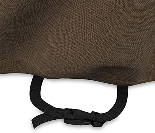 Amazon Basics 3 Seater Outdoor Couch and Patio Furniture Covers, Waterproof, Anti-UV, Durable, Beige/Tan