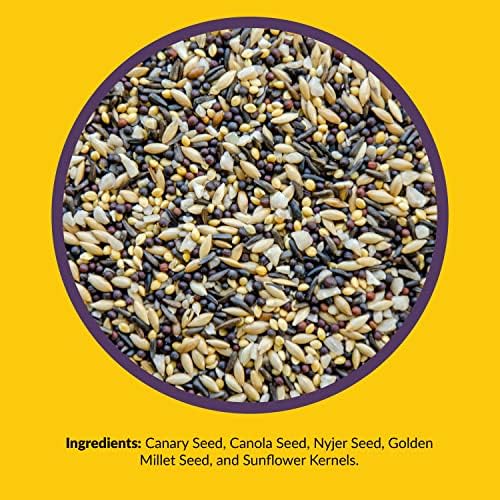 Lyric Finch - Small Songbird Wild Bird Seed - Attracts Goldfinches, House Finches, Purple Finches & More - 5 lb. Bag (Pack of 2)