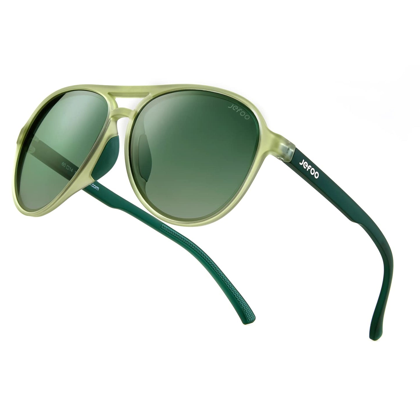 Jefoo Polarized Aviator Sunglasses for Women Men Retro Trendy Sports Sunglasses for Outdoor UV400 Protection
