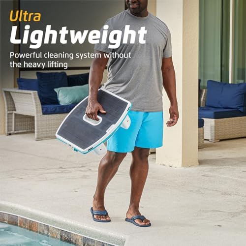 Dolphin Skimmi Automated Pool Skimmer WiFi, Cleans Water Surface with Smart Sensors Solar Charge