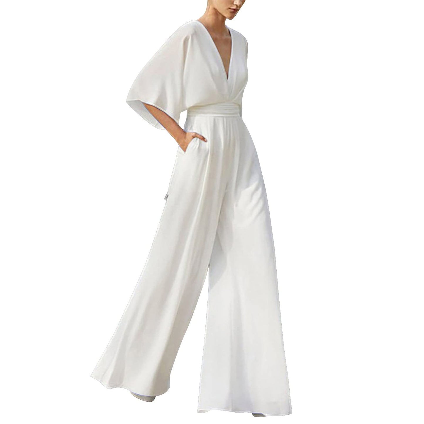 Formal Overol Para Mujer Elegante Women'S Jumpsuits, Rompers & Overalls Pants Rompers For Women Summer Easter Outfits For Women Elephant Pants Womens Jumpsuit Dressy Joggers For Women Work Loose Jum