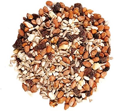 Audubon Park Nut & Fruit Snack Stack Wild Bird Food, Bird Seed Cake for Outside Feeders, 6-Pack & Wagner's 82072 Gourmet Nut & Fruit Wild Bird Food, 5 Pound (Pack of 1)