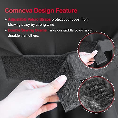 Comnova Grill Cover for Traeger Ironwood XL - Premium Wood Pellet Smoker Cover for Traeger Waterproof & Heavy Duty, 600D Pellet BBQ Cover Accessory for Treager Ironwood XL Grills (BAC647)