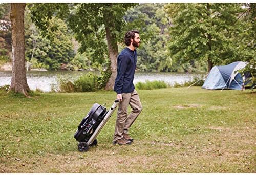 Coleman RoadTrip 285 Portable Stand-Up Propane Grill with 3 Adjustable Burners & Instastart Ignition, 20,000 BTUs of Power for Outdoor Cooking, Camping, Tailgating, Grilling, BBQs, & More