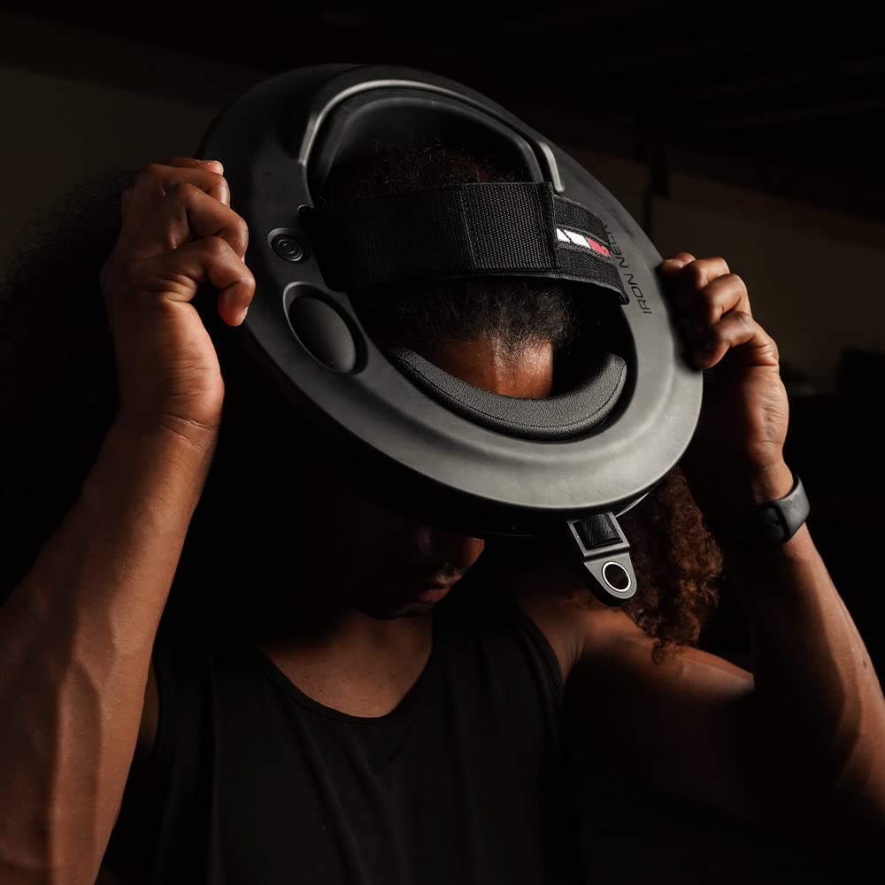 Iron Neck Trainer 3.0 Pro Advanced Neck Strengthener and Exerciser with Variable Friction Dial to Relieve Pain, Improve Posture