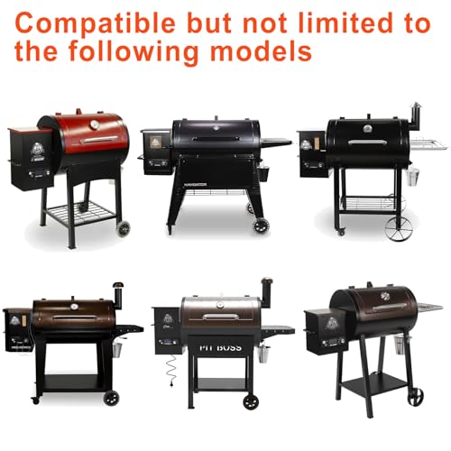 Digital Controller Kit for Pit Boss PB550G PB440D2 PB700NC PB820XL, LCD Control Board Compatible withPit Boss Pro Series PB820PS1 PB1100PS1 with RTD Temp Sensor,2pcs Meat Probe,Igniter,Part NO. AC03P9