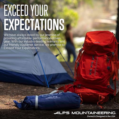 ALPS Mountaineering Lynx 3-Person Tent/Camping Tent, Easy Setup Durable, Weather-Resistant Design, Spacious & Ventilated/Lightweight with Gear Storage