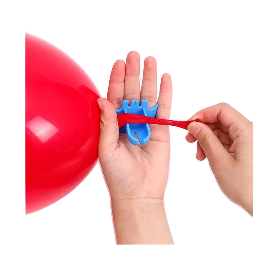 Apintop Balloon Pump with Dual Action Hand Blower, Air Pump Balloon Handheld (Pink)