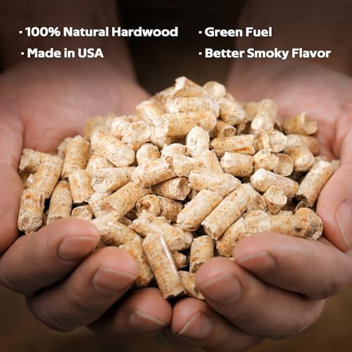 Z GRILLS Wood Pellets for Smoker Grill and BBQ, 100% All-Natural Hardwood Hickory Pellet, 20lbs