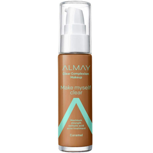Almay Clear Complexion Makeup, Hypoallergenic, Cruelty Free, Dermatologist Tested Foundation, 1oz