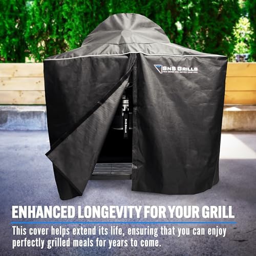 SnS Grills MasterKettle Grill Cover - Waterproof and UV-Resistant Protection for 22" Slow ‘N Sear MasterKettle Grill