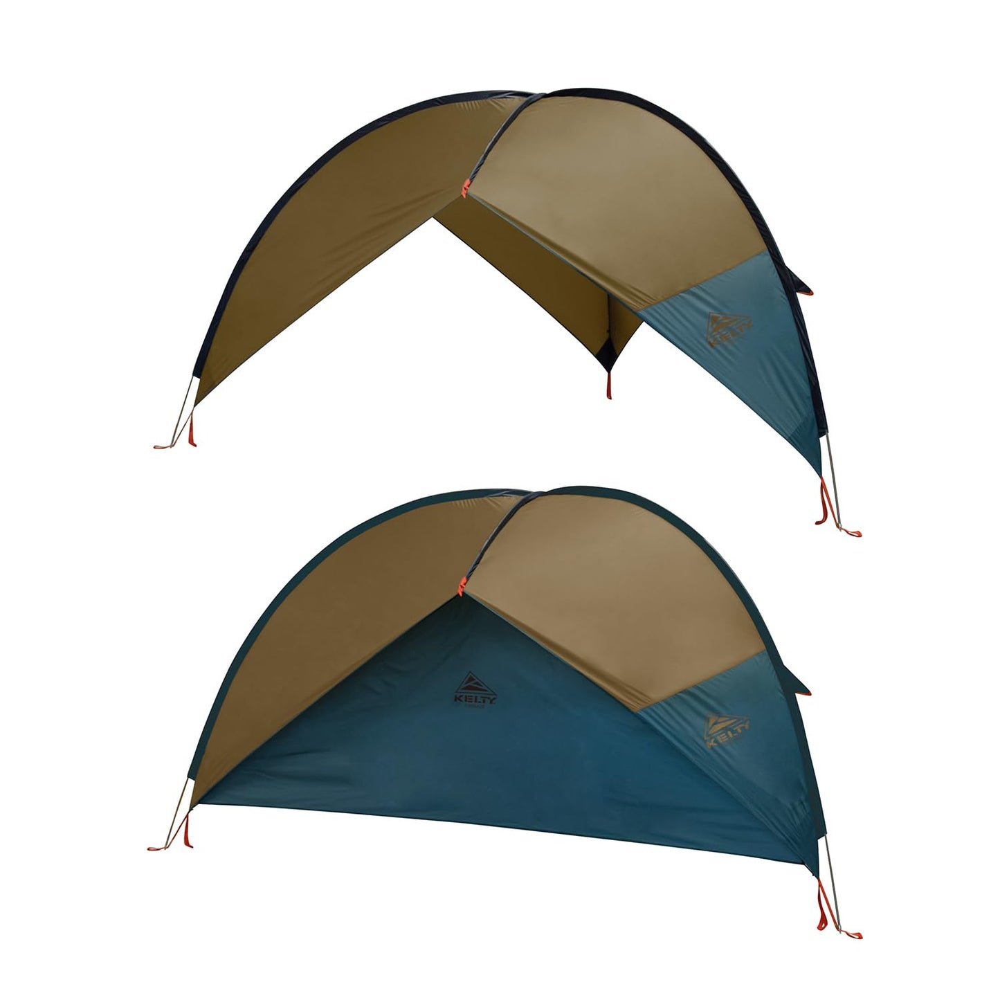 Kelty Sunshade – Pop Up Portable Shade UV Shelter for Beach Trips, Soccer Games, Backyard, Camping, Adjustable Side Wall, Wind Protection, Huge Interior Space, 2024 Model (Fallen Rock)