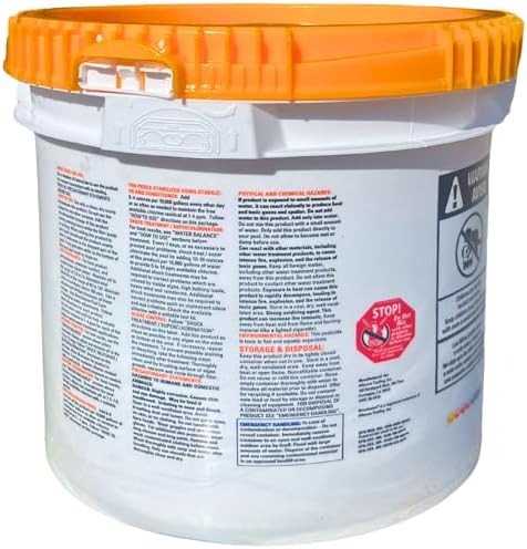 Super Shockwave Pool Shock – 73% Cal-Hypo Granular Sanitizer for Crystal Clear Water – Defends Against Bacteria, Algae, and Microorganisms - 25 Pounds