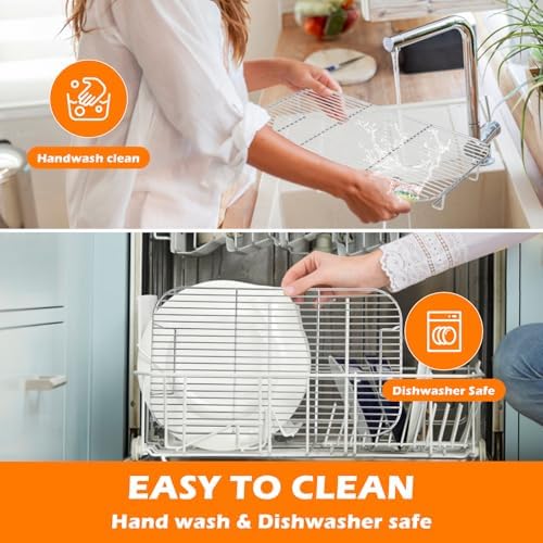 2Pcs Stainless Steel Rack Set for Ninja XSKRSTRKXL Woodfire OG800 and OG900 Series, Grill Rack Accessories for Ninja OG850 OG951 Woodfire Pro XL Outdoor Grill & Smoker