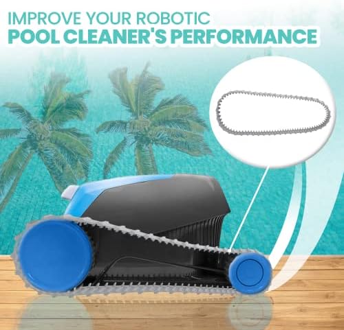 (2 Pack) Replacement Gray Tracks for Maytronics Dolphin Robotic Pool Cleaners with Part Number 9983152-R2 Dolphin Parts