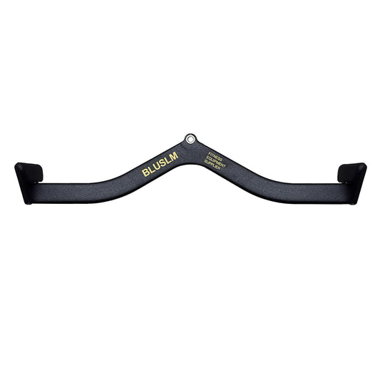 BLUSLM LAT Pull Down Bar for Cable Machine, LAT Pulldown Attachments T Bar V Bar Cable Attachment, Back Tricep Bar Strength Training Handle (BL4PLUS)