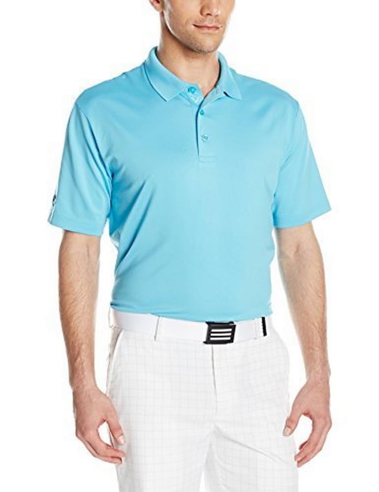 Callaway Men's Solid Opti-Dri Short Sleeve Golf Polo Shirt With Stretch Fabric, Sun Protection, Extended Sizing (Sizes Small-4Xl), Blue Atoll, X-Large