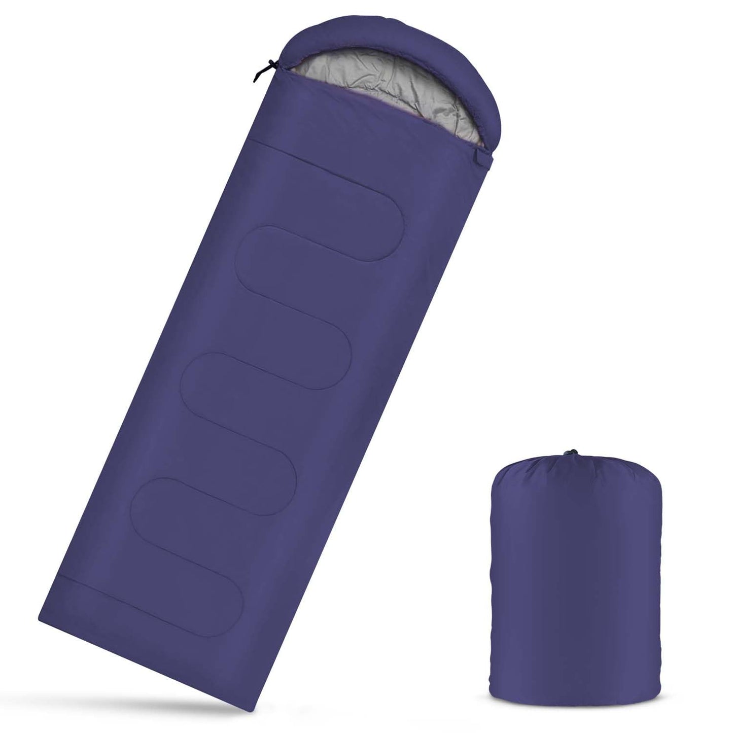 OBTANIM Camping Sleeping Bags Portable Waterproof Sleeping Bag for Adults Kids 4 Seasons Winter, Fall, Spring, Summer Backpacking Hiking Camping Mountaineering Indoor Outdoor Use (Dark Blue)