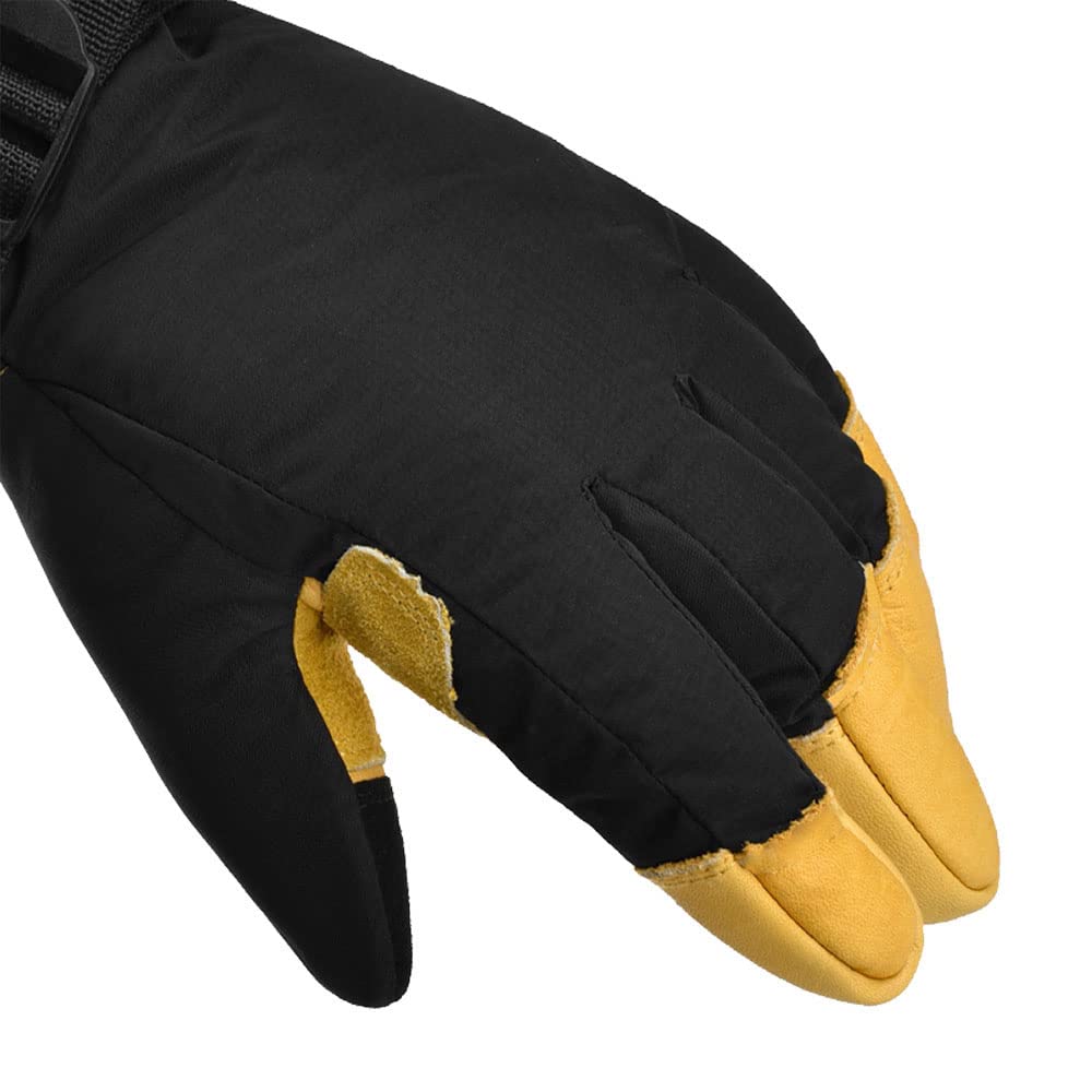 1Storm Deerskin Leather 3M Tinsulate Insulation Touchscreen Winter Gloves Ski Snowboard Cycling Bike