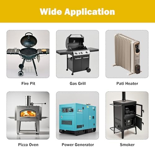 1/2" CSST Gas Line 33ft Flexible Gas Line,Corrugated Stainless Steel Tubing with 2 Male Fittings for Natural Gas and Propane