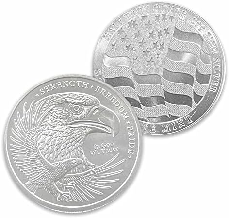 APMEX Half Ounce Silver Round- Eagle