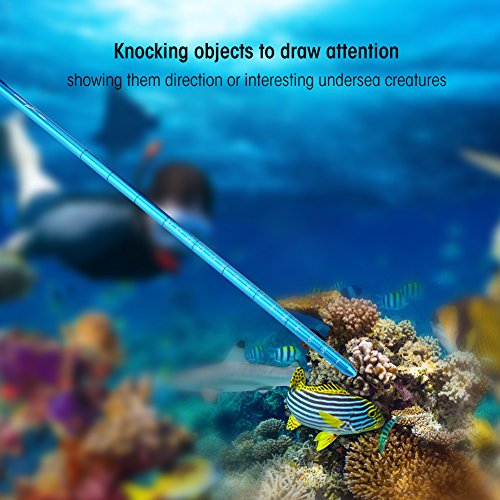 Aluminium Alloy Diving Pointer Stick, Diving Lobster Tickle Pointer Stick Lobster Stick Pointer Rod with Lanyard